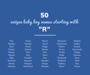 50 UNIQUE Baby Boys Names That Start With R Annie Baby Monitor