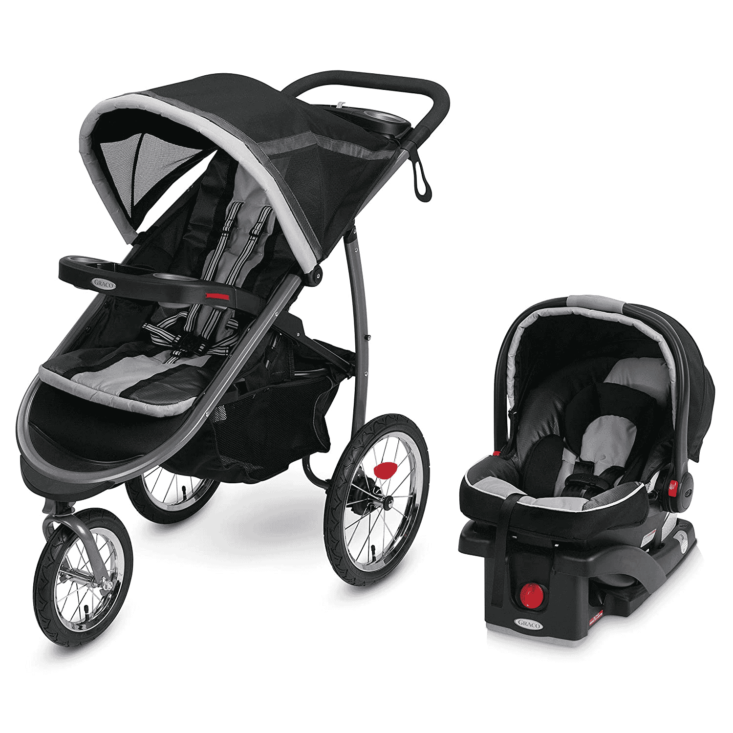 How To Unfold Graco Strollers Annie Baby Monitor   Graco FastAction Fold Jogger Travel System 