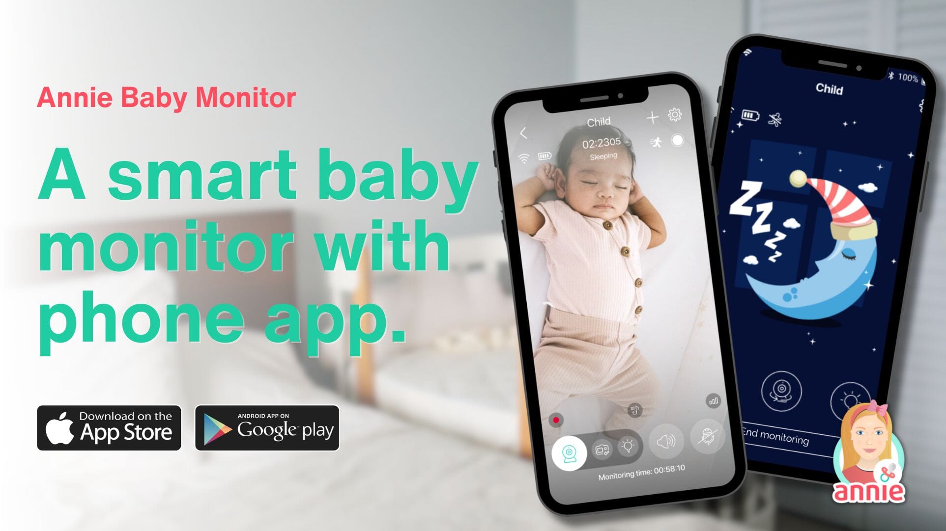 Use 2 iphones as fashion baby monitor